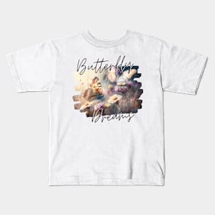 Morning Butterfly Dreams Kids T-Shirt